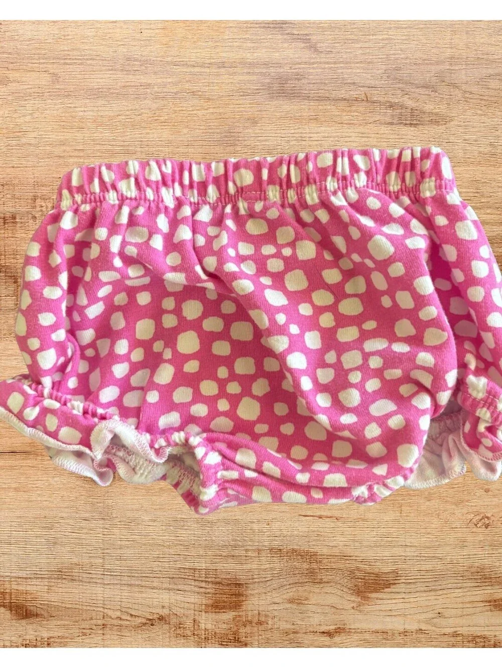 Cat & Jack Pink Spotted Newborn Baby Bloomers Shorts